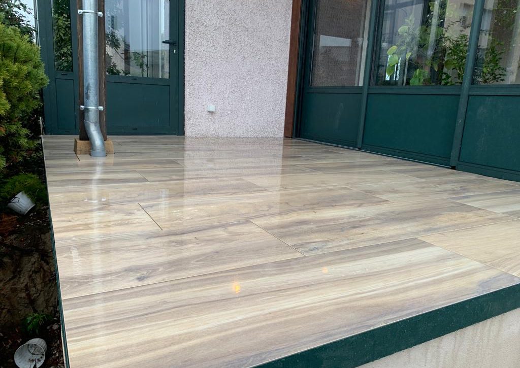 Carrelage effet "bois" pour l'extérieur