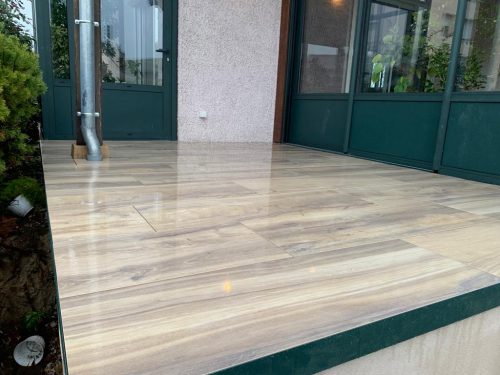 Carrelage effet "bois" pour l'extérieur