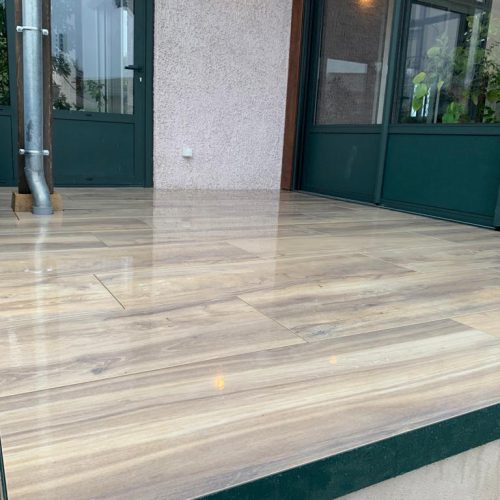 Carrelage effet "bois" pour l'extérieur