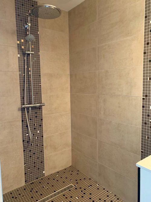 Carrelage douche à l'italienne
