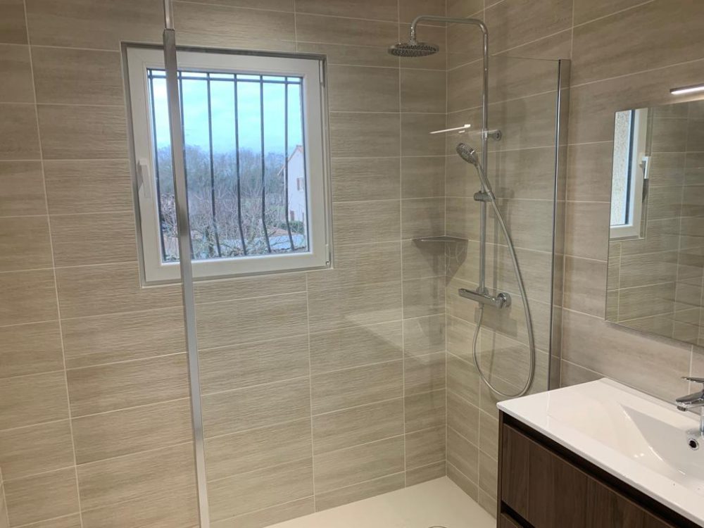 Douche à l'italienne