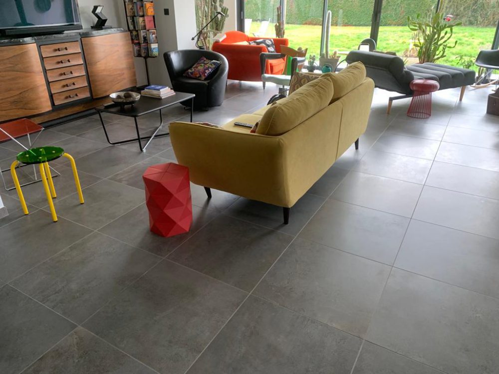 Pose de carrelage grandes dimensions