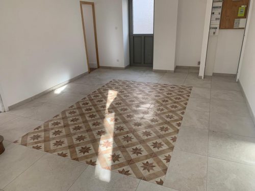 Carrelage dans un sejour