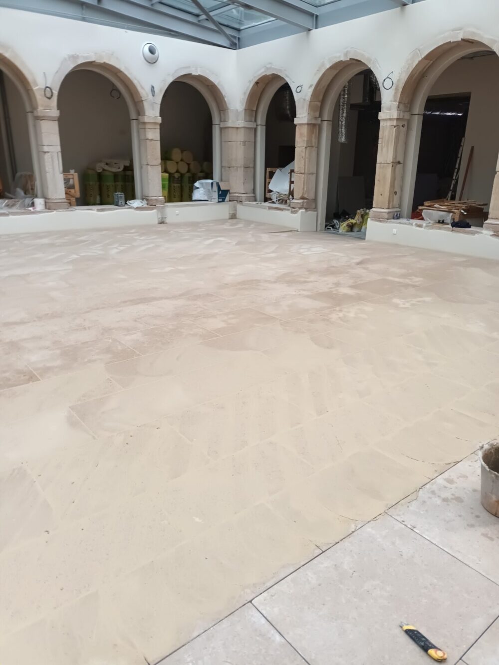 Les halles - en cours de chantier