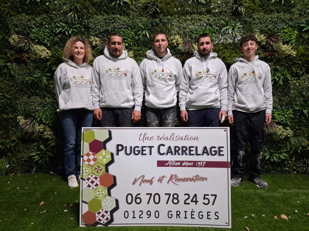 Présentation de l'équipe Puget Carrelage