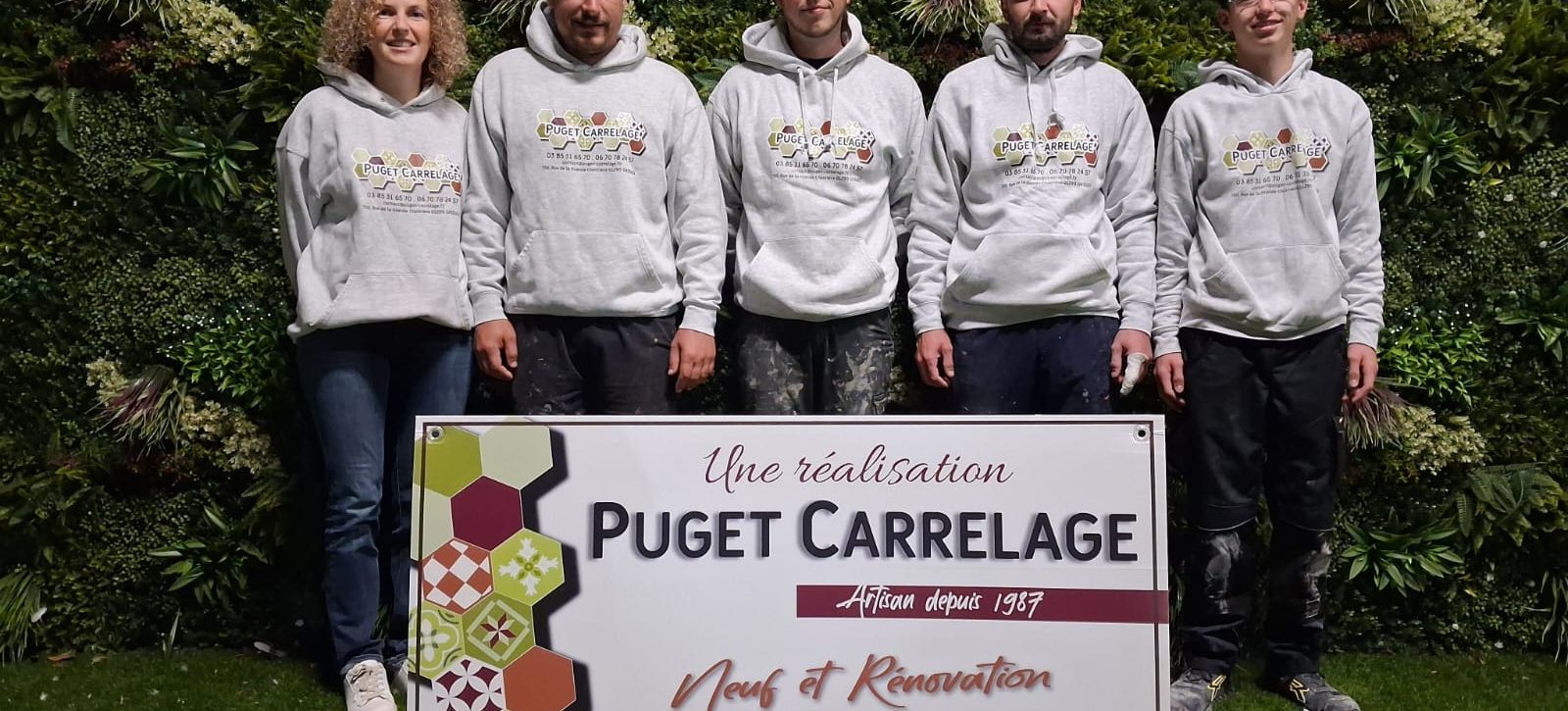 Présentation de l'équipe Puget Carrelage