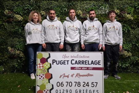 Présentation de l'équipe Puget Carrelage